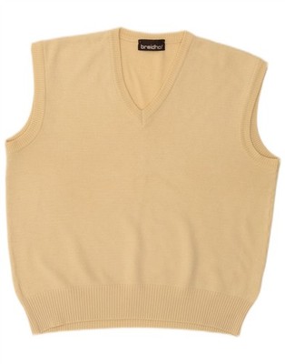 Breidhof Mens Vest Tank Top Large Beige AK07