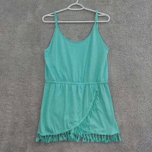 UNDERCOVER Abito Victoria's Secret verde menta con spalline regolabili e nappe taglia large