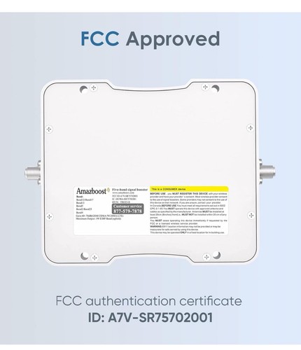 Amazboost Cell Phone Booster for Home, Cell Phone Signal Booster Kit, All U.S. - Photo 7 sur 7