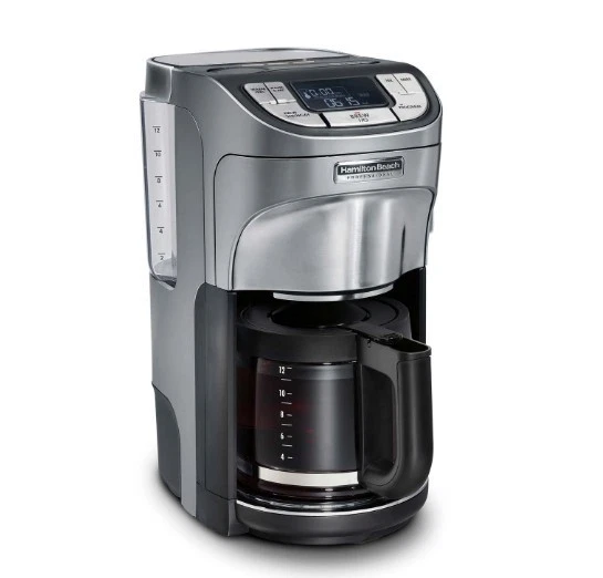 Hamilton Beach 49500 Silver 12 Cup Professional Programmable Coffee Maker Silver