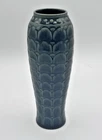 ROOKWOOD Contemporary Pottery Green and Black Flower 2021 Vase # 2769