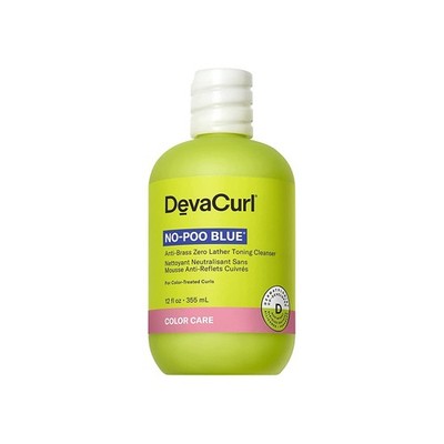DevaCurl No-poo Blue Anti-brass Zero Lather Toning Cleanser