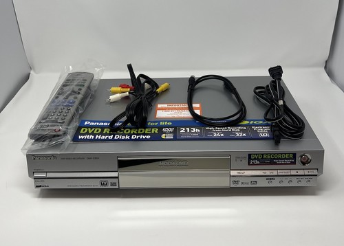 Panasonic DMR-E85H 120GB HDD & DVD Video Recorder W/ Remote - Tested