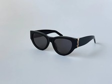 Saint Laurent SL M94 Black Cat Eye Sunglasses Authentic New