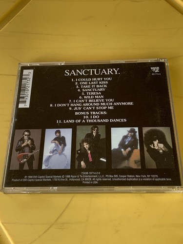The J. Geils Band - Sanctuary. (CD, Album) - Picture 3 of 6