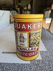 Vintage Quaker Oats Metal Tin