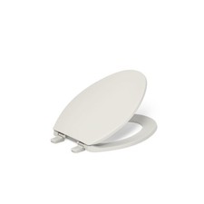 KOHLER K-4774-47 Brevia Elongated Toilet Seatwith Quick-Release Hinges and Quick