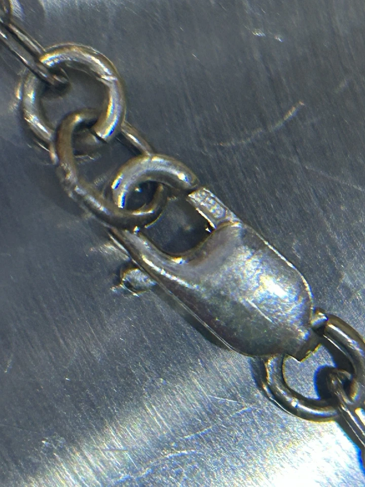 Sterling Silver Anklet South Western Style Turquoise And Coral - Image 4 of 4