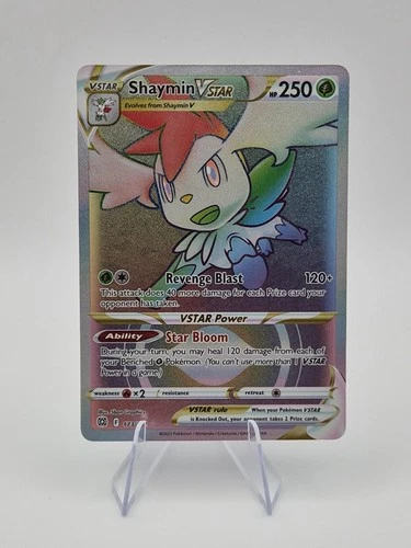 Shaymin VSTAR Pokemon TCG Rainbow Secret Rare Card 173/172 Brilliant Stars