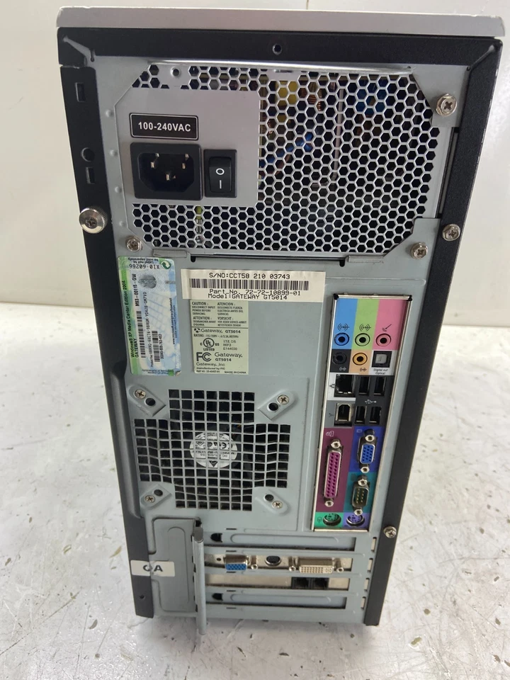 Gateway GT5014 Intel Pentium D 2.80GHz 1GB NO HDD - Image 3 of 4