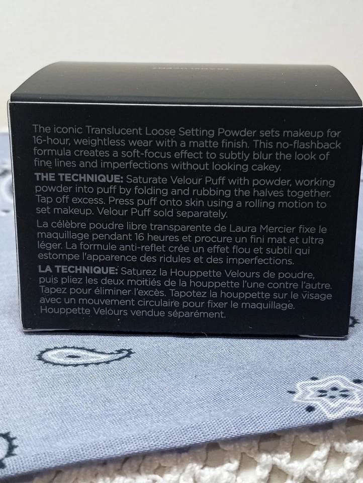 Nuevo en caja Polvo suelto translúcido Laura Mercier - 1 oz/29 g Foto 3 de 3