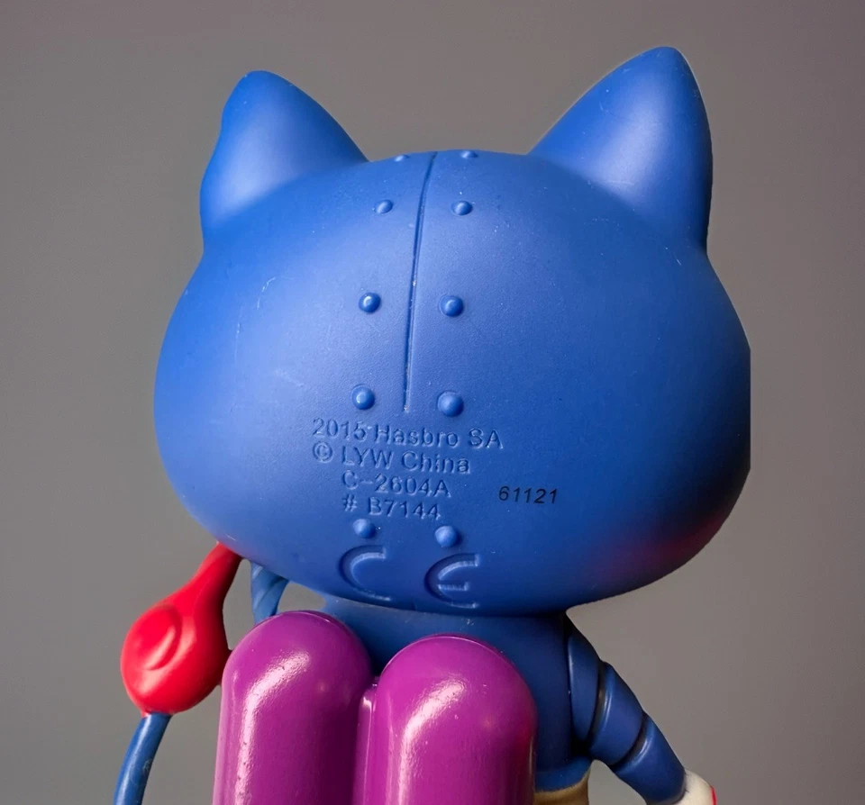 Figura de acción de vinilo Hasbro Yo Kai Watch Mood Reveal Robonyan 2015 5" Robo Cat Foto 4 de 4
