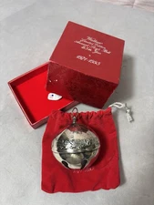 Wallace Limited Edition Silver Sleigh Bell 1971-1995 25th Year