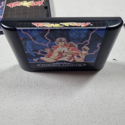 CARTOUCHE 16 BITS SEGA MEGA DRIVE FATAL FURY EN BOÎTE ET LIVRET - Photo 10/12