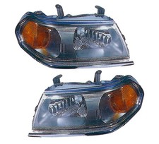 For Mitsubishi Montero Sport 2000-2004 Headlight Assembly Set Wbulbs