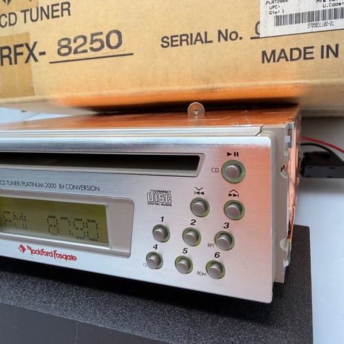 Rockford Fosgate RFX-8250 Platinum 2000 CD Player SQ Head Unit - RARE | TESTED - Picture 3 of 14