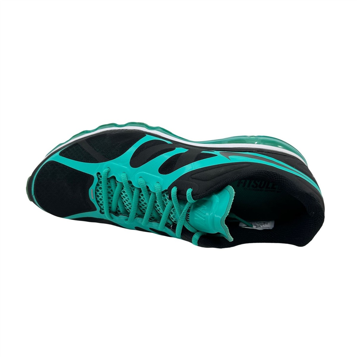 Nike Air Max+ 2012 Black New Green Mens Athletic Sneaker | eBay display picture 1