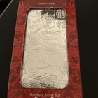 Pamp Suisse 10oz Pure Silver Dragon Bar in a Capsule and a Sleeve