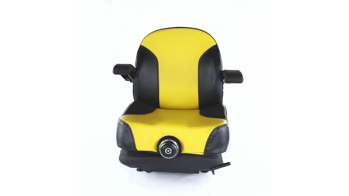 Yellow Black Zero Turn Mower Suspension Seat for John Deere Cub