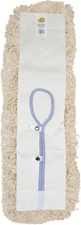 Janico 4418  Washable Dust Mop, Looped Ends, 5 Inch Width 18 Inch Long, White (4