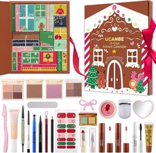 Makeup Advent Calendar 2025, 24 Days Christmas Gift Makeup Sets for Women,  2025