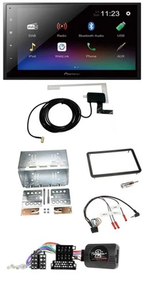 Pioneer DAB Lenkrad Bluetooth 2DIN USB Autoradio für Alfa Romeo 159 Brera Spider - Bild 1 von 4