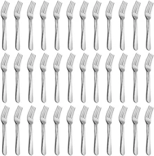 36-Piece Dinner Forks Set,  7.1 Inches Stainless Steel Forks Silverware, Durable