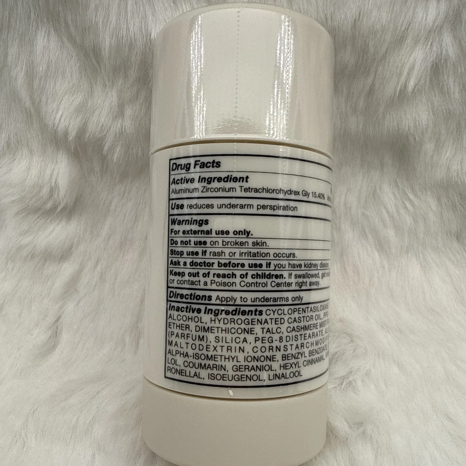 Desodorante en barra Donna Karan Cashmere Mist antitranspirante para mujer 1,7 oz - sellado Foto 3 de 4