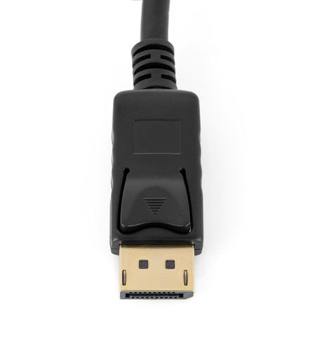 Poppstar Displayport 1.2 Kabel + Audioübertragung HDCP 1.3 4K Ultra HD vergoldet - Photo 4/4