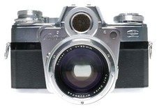 Zeiss Contarex Bullseye SLR Film Camera Sonnar 1:2 f 85mm Lens