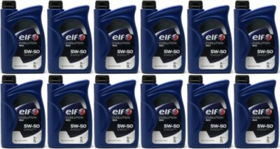 Elf Evolution 900 5W-50 Motoröl 12x 1l = 12 Liter