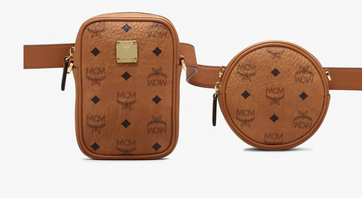 Mcm waist online bag original