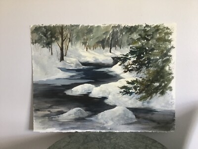 Listed Nancy Sargent Howell original watercolor  John Singer Sargent relative