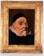 RITRATTO OLIO SU TELA. METÀ 1800. FRANCIA