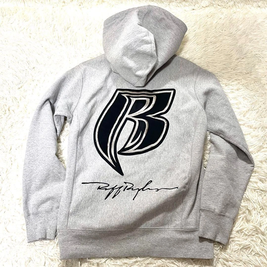 Rare sweat à capuche homme SUPREME Ruff Ryders occasion du Japon taille S