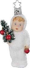 Inge-Glas Snow Kinder Preparing The Feast 10034S022 German Orn w/Gift Box