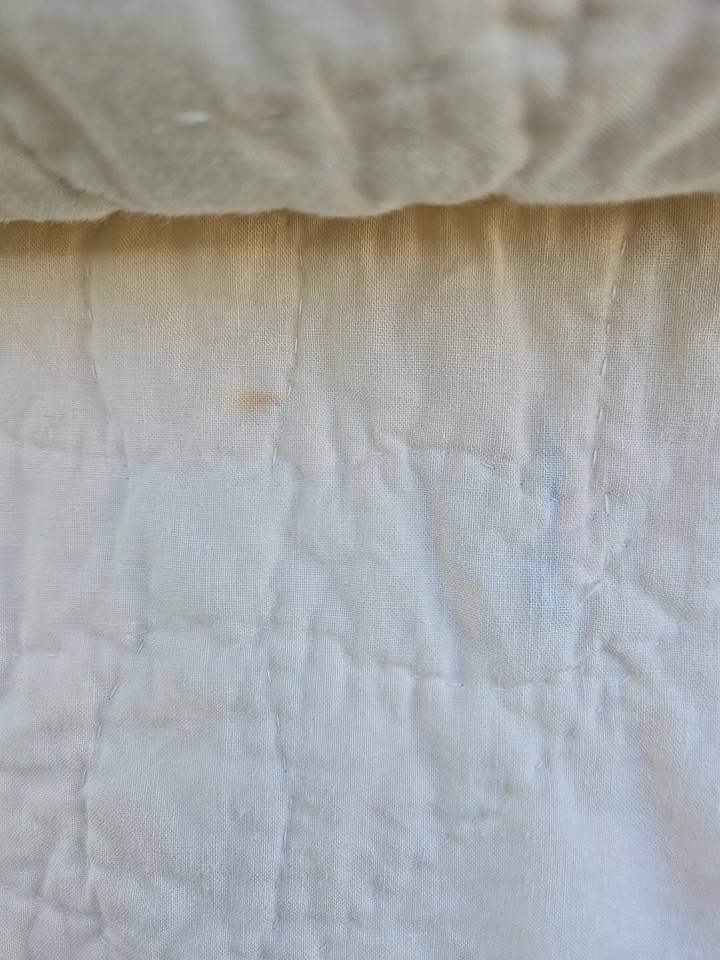 American Pacific Quilt. Floral Design With Lace 63" X 82" eBay