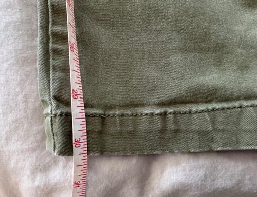 Kennedy Mfg Company Pants Mens Size 32 Cotton Green Leg Flat Front Pockets - Picture 12 of 15