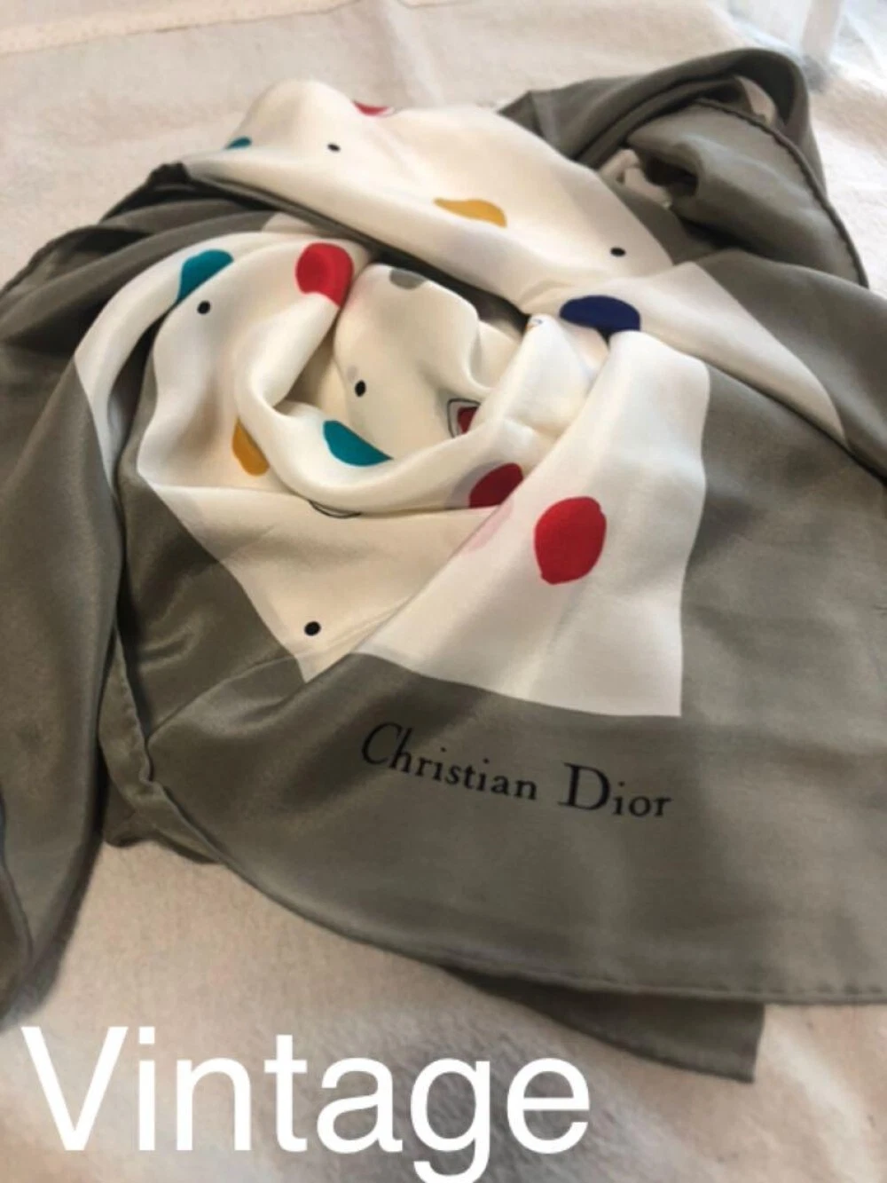 Christian Dior grande écharpe 87 cm 34