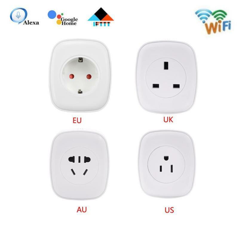 Smart Plug 16A WIFI Socket Outlet Swtich for Echo Alexa Google Home APP Remote-image