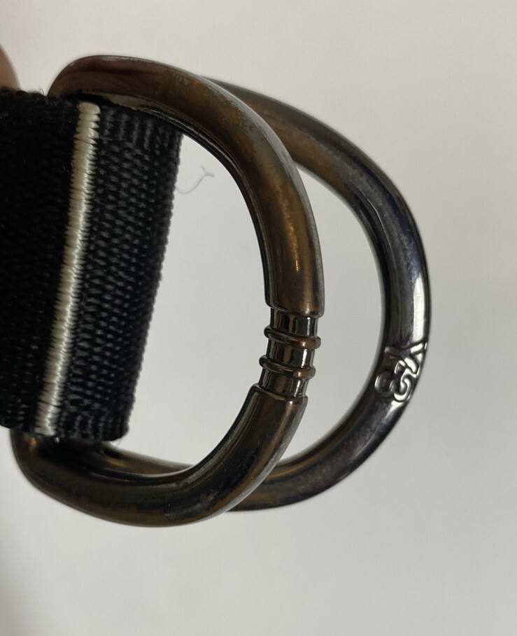 Yohji Yamamoto Y-3 Belt Adidas LOGO BELT Size Small Black White