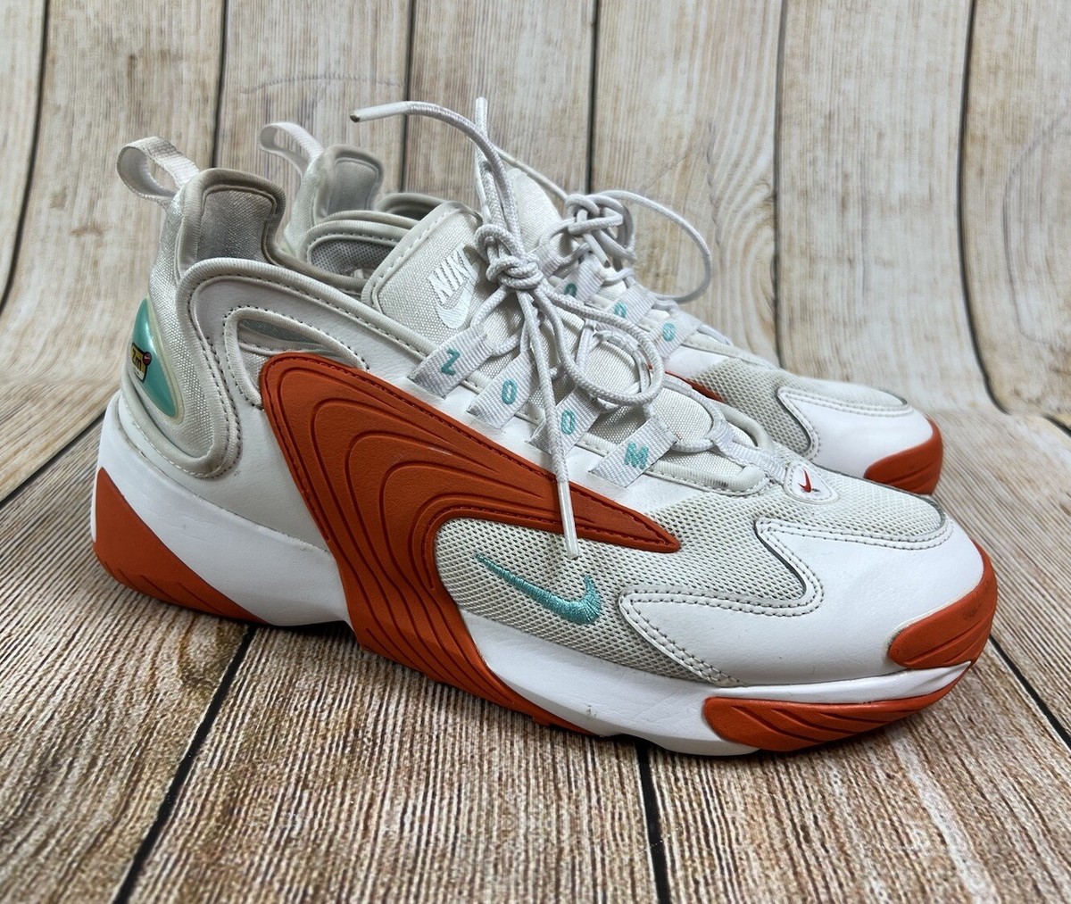 Women’s Nike Zoom 2K Icon Clash White Cosmic Clay Shoes Size