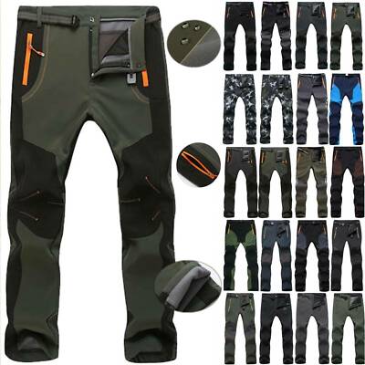 Mens Thick Thermal Fleece Trousers 