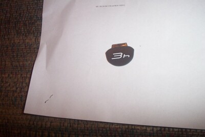 BRAND NEW Wilson Ping or bridgestone black number tag  fairway hybrid # 3h tag 