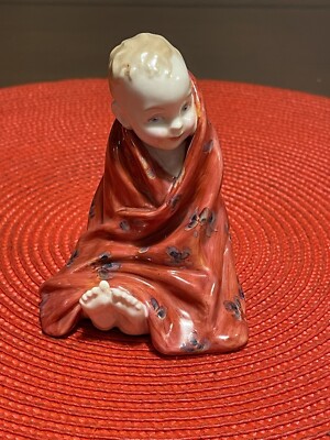 Royal Doulton The Little Pig H.N. 1793- A Baby wrapped in a blanket