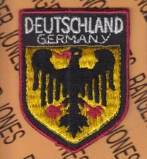 Deutschland Germany travel Tour 2.75 Country flag patch