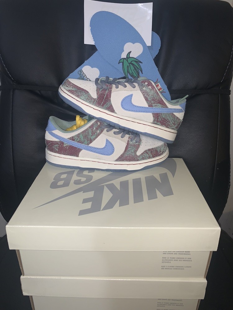 Nike SB Dunk Low Crenshaw Skate Club FN4193-100  PS Size 13.5 C DEADSTOCK FSTSHP