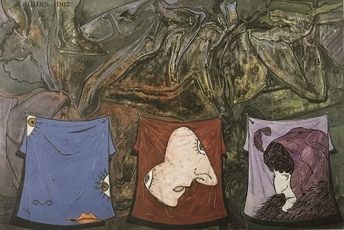 Jasper Johns Untitled III Custom Framed Print - Picture 2 of 2
