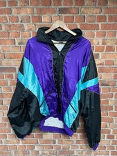 Fantasy Sportswear Vintage Women’s Multicolored Windbreaker Expressive Retro