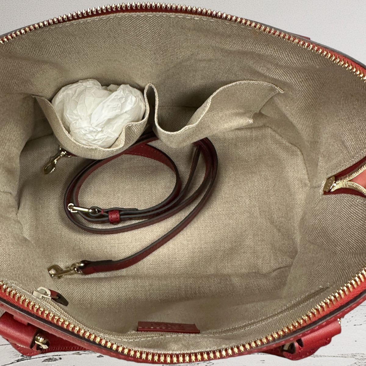 Gucci Convertible Dome Satchel Microguccissima Leather